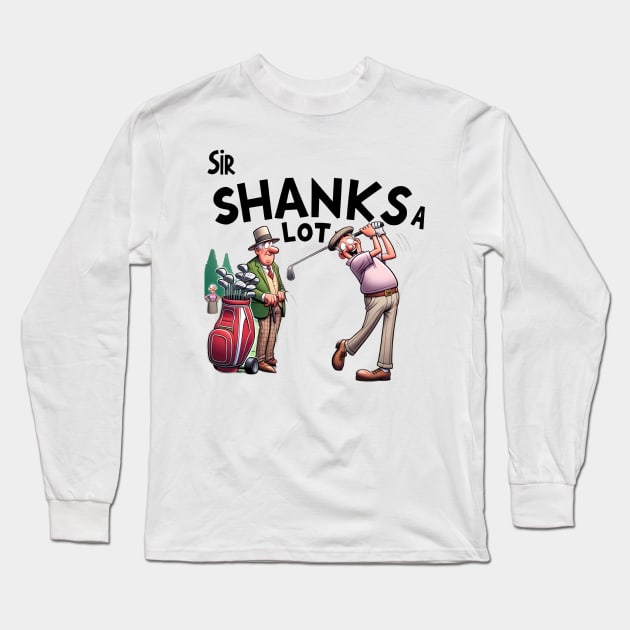 Sir Shanks A Lot Long Sleeve T-Shirt by TooplesArt